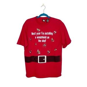 Dec 25 Red Funny Christmas Xmas Funny Ugly Tee Shirt